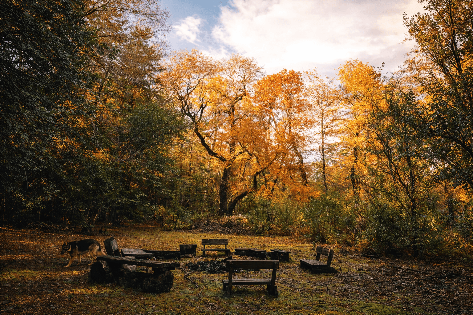 Cozy interior of El Sendero with warm lighting